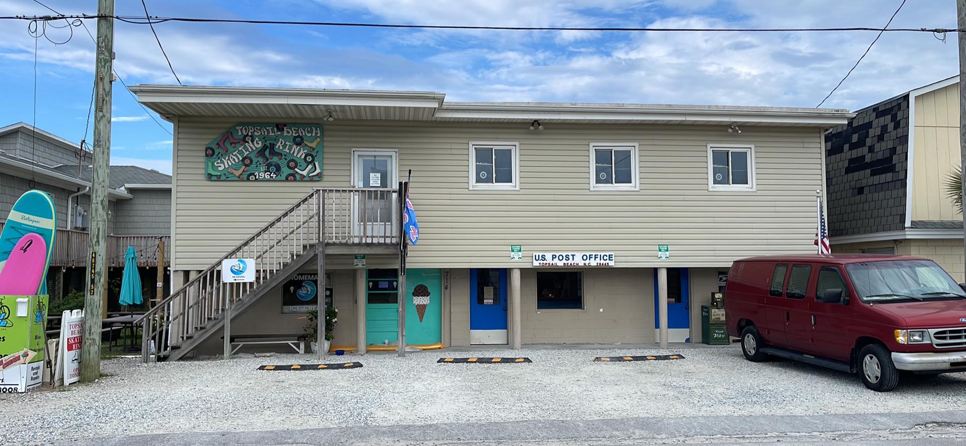 Topsail Beach skating rink